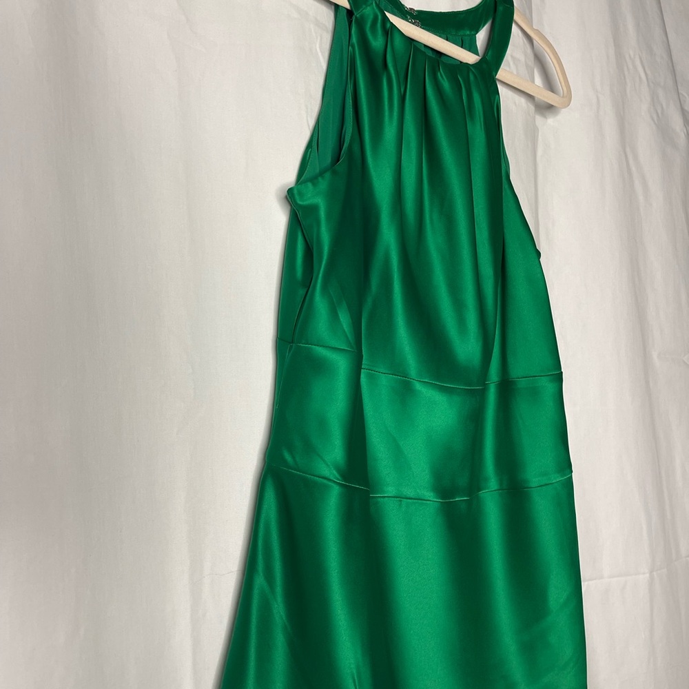Ann Taylor Green Halter Sundress Top for Cocktail